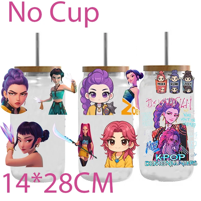 Uv dtf cup k pop demon hunters - Фотография_6