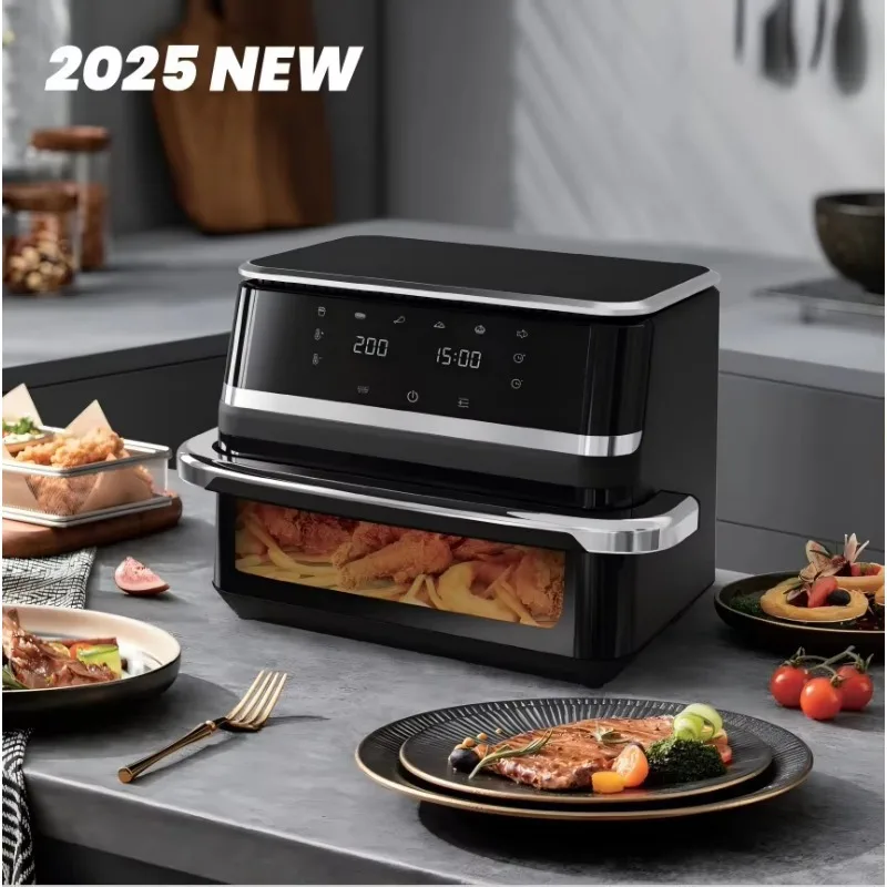 Аэрофритюрница большой емкости 12 л из нержавеющей стали - Фотография_3