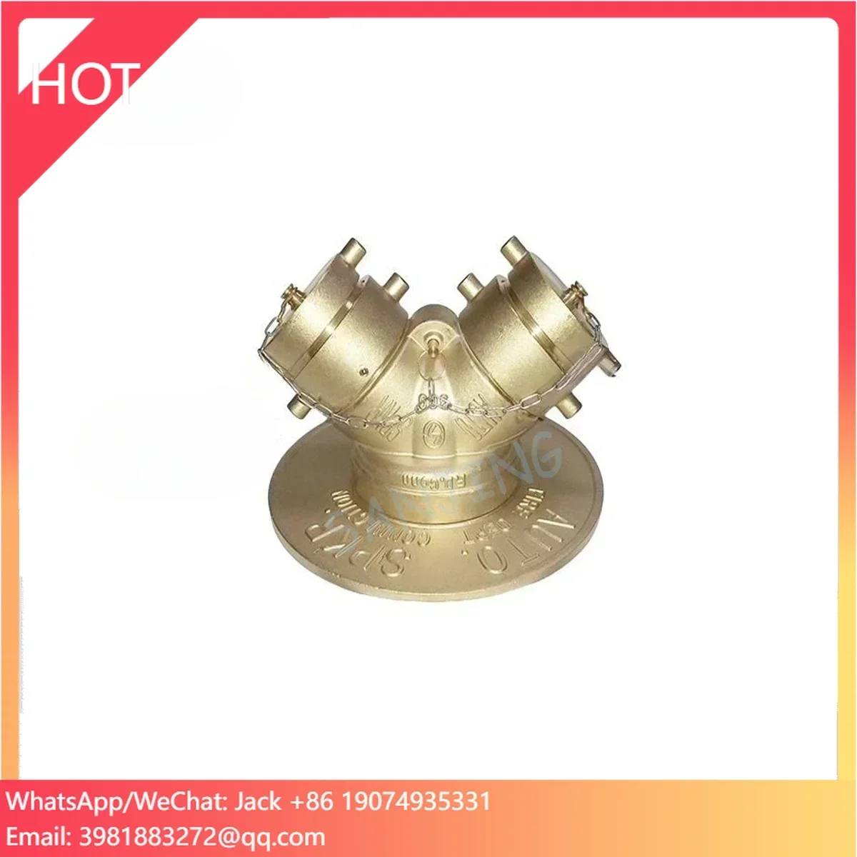 Кованое латунное соединение пожарного