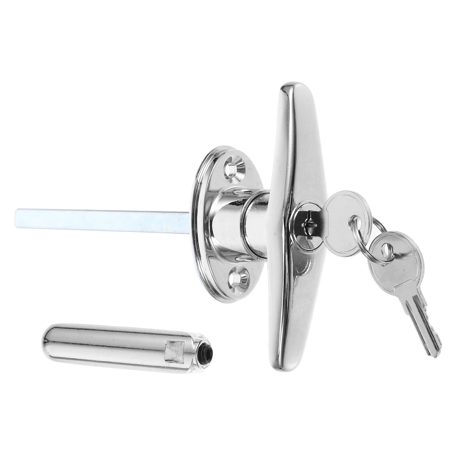 Замок с т-образной ручкой из цинкового сплава для сарая - Фотография_5