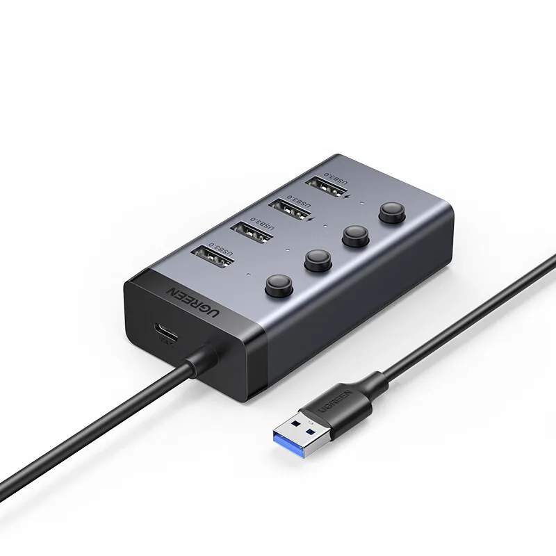 Концентратор usb 3.0 с питанием от ugreen - Фотография_2