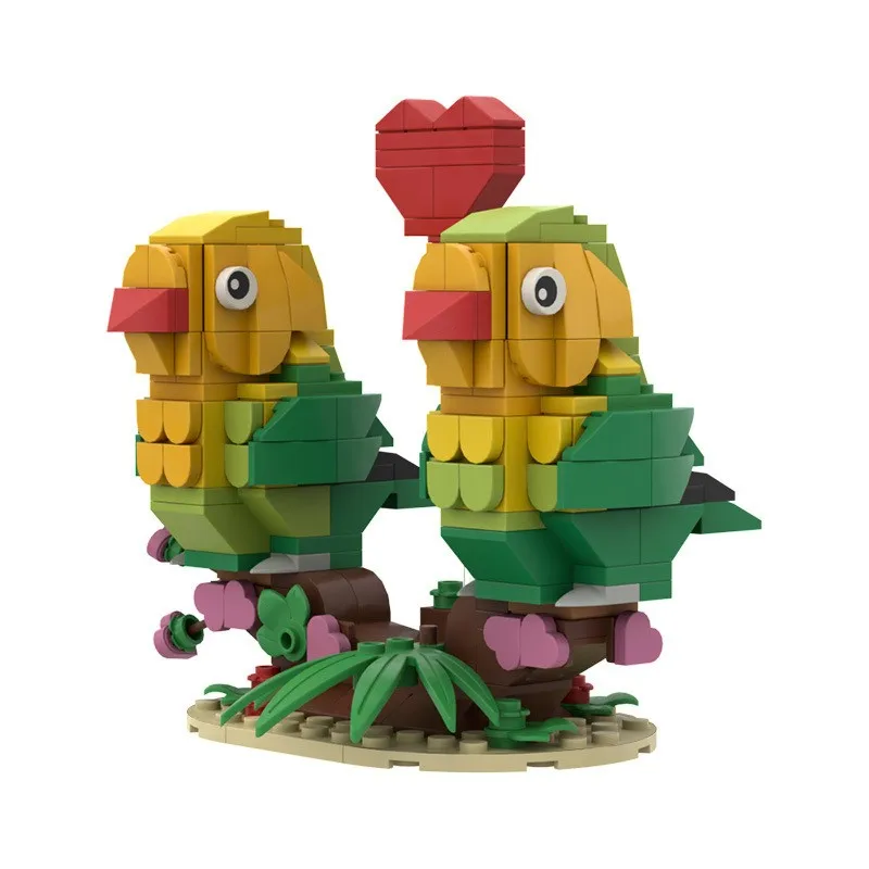 Строительные блоки lovebirds moc для пар - Фотография_4
