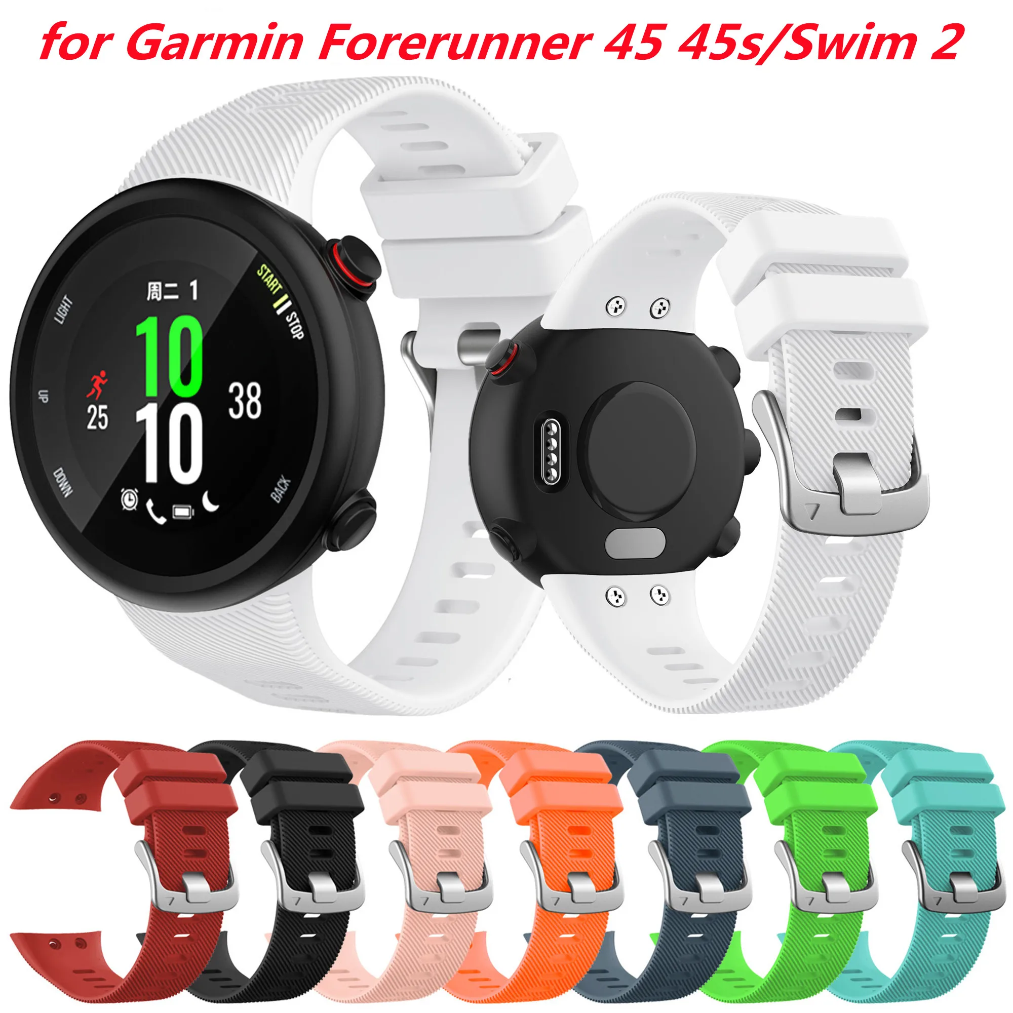 Силиконовый ремешок высокого качества для смарт-часов garmin swim2