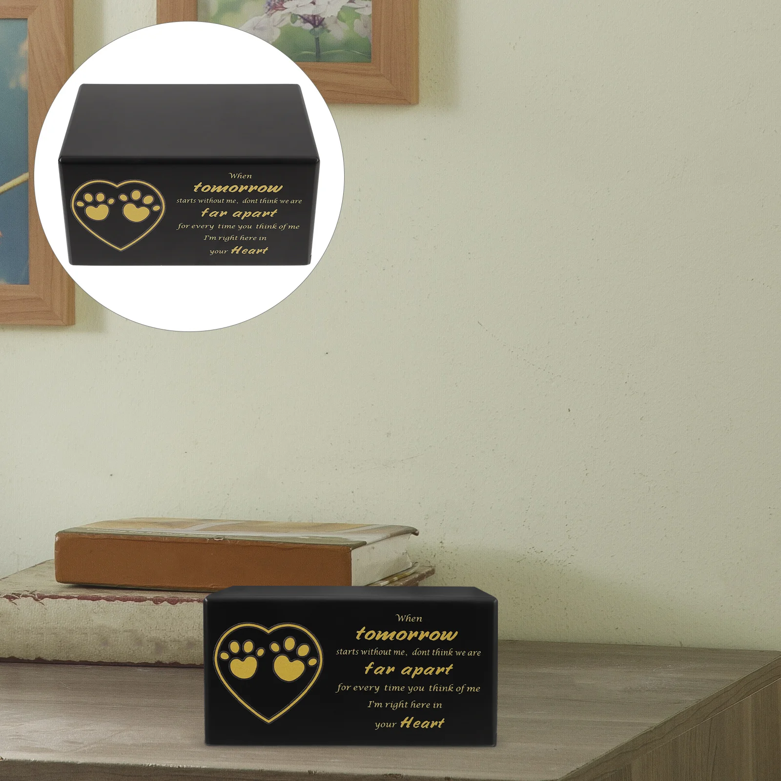 Деревянная урна из пепла для домашних животных