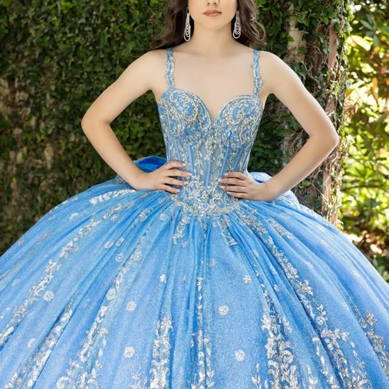 Блестящее королевское синее платье