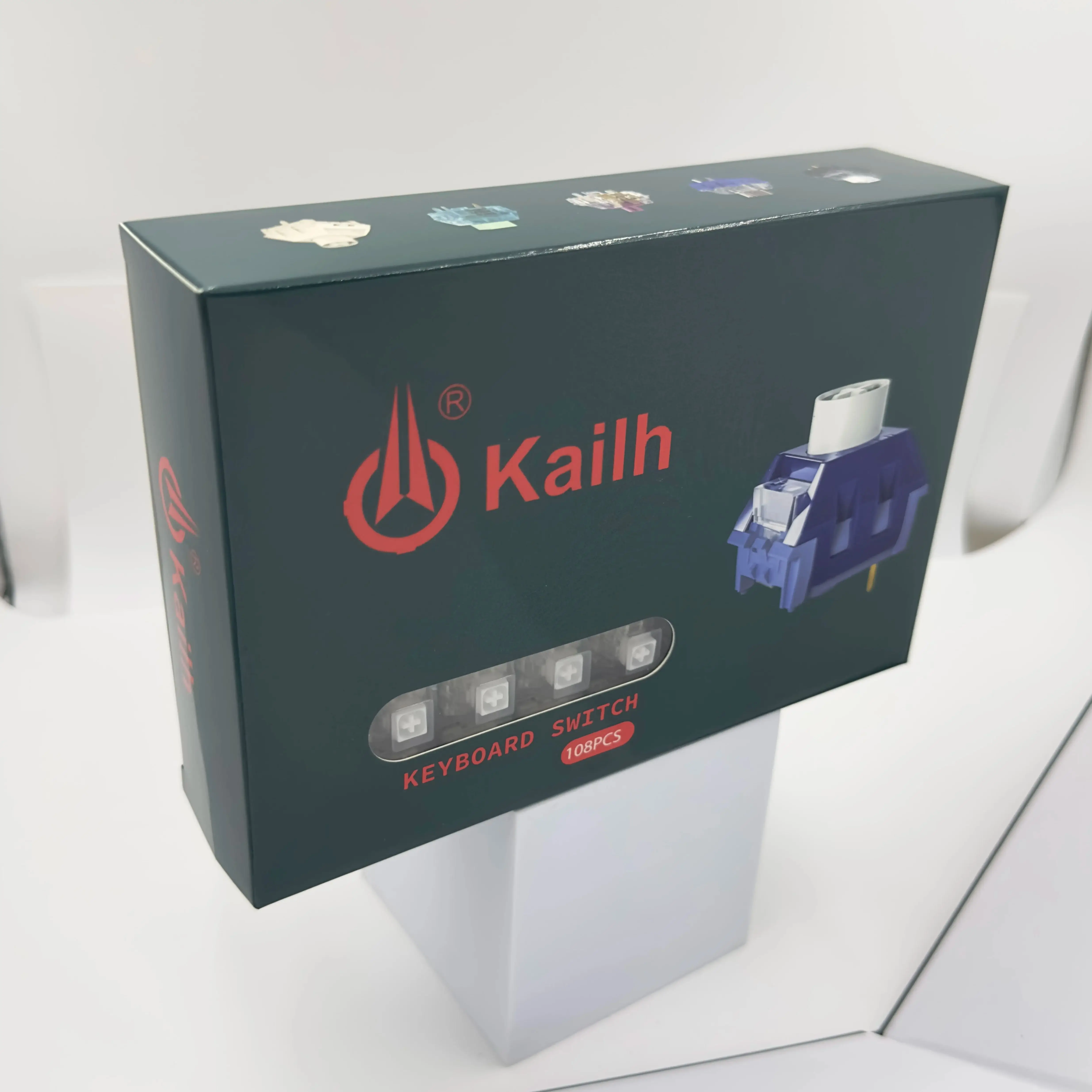 Переключатели kailh box white pro для механической клавиатуры mx - Фотография_6