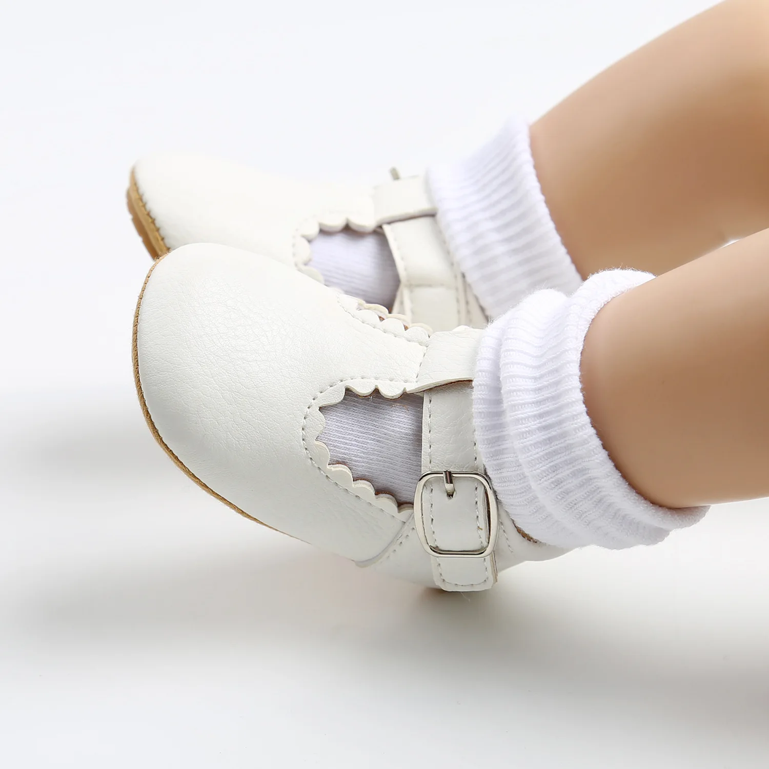 Kidsun обувь для новорожденных в полоску из искусственной кожи - Фотография_4