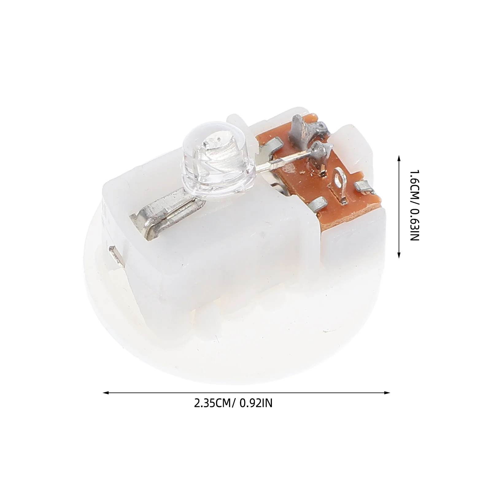 Светящийся светодиодный брелок с мини-мигающей основой - Фотография_5