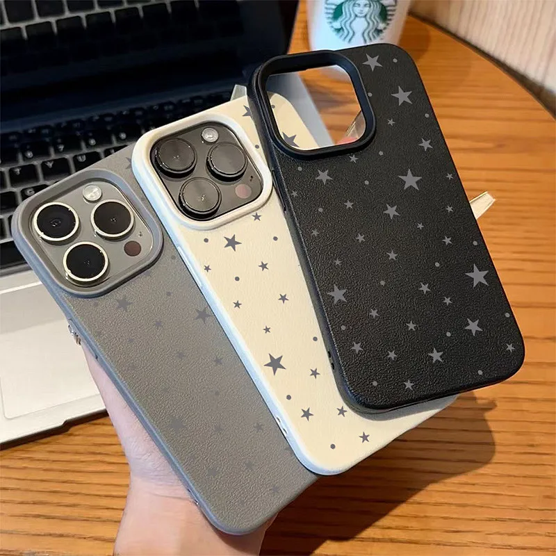 Чехол для телефона ins grey stars - Фотография_6
