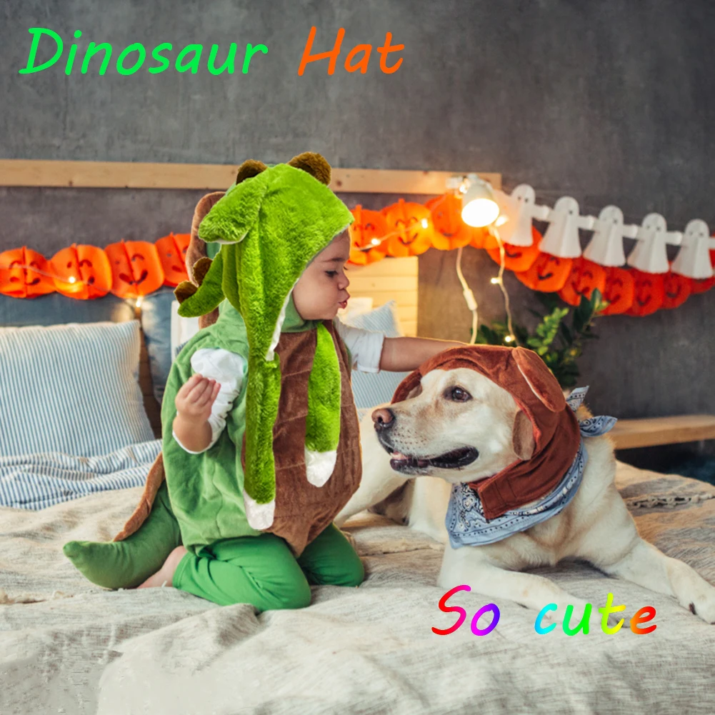 Шапка с подвижными ушками динозавра - Фотография_5