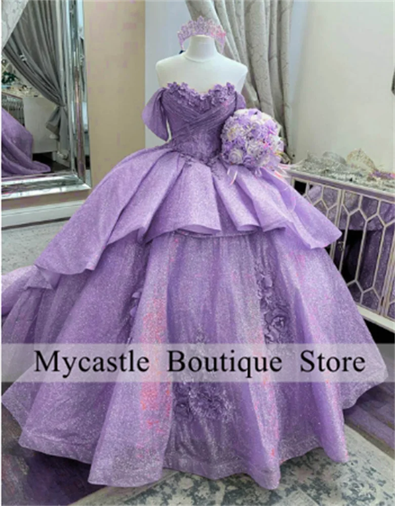 Платье quinceanera с открытыми - Фотография_4