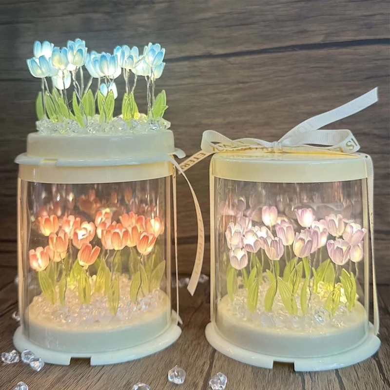 Diy тюльпан лампа имитация цветка - Фотография_6