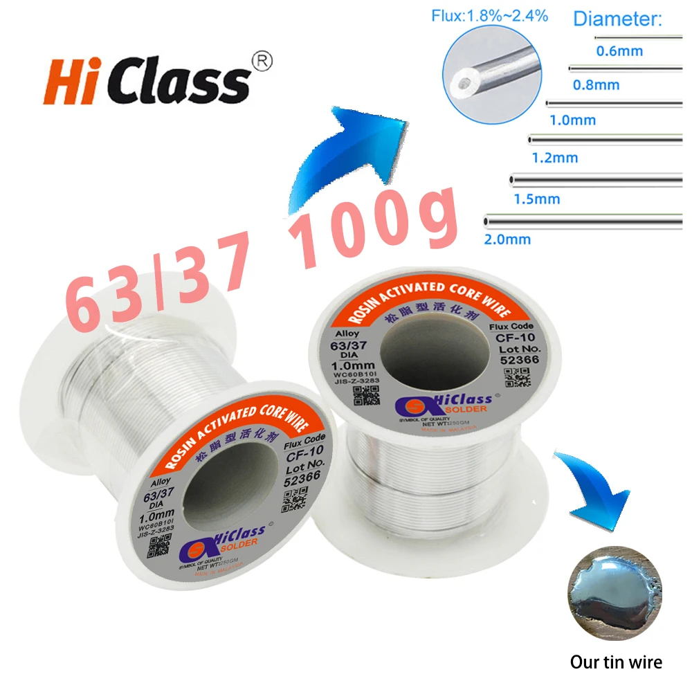 Качественная сварочная tin-проволока asahi 60/40 63/37 1