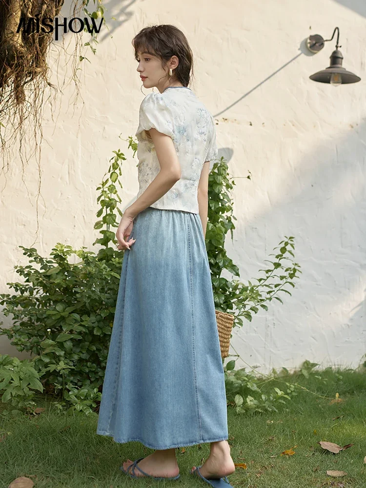 Mishow, футболка с китайской вышивкой - Фотография_2