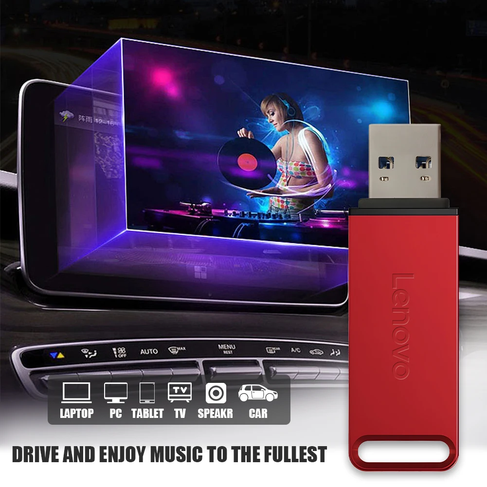 Lenovo metal 64 тб u-диск-флеш-накопитель usb 3 - Фотография_2