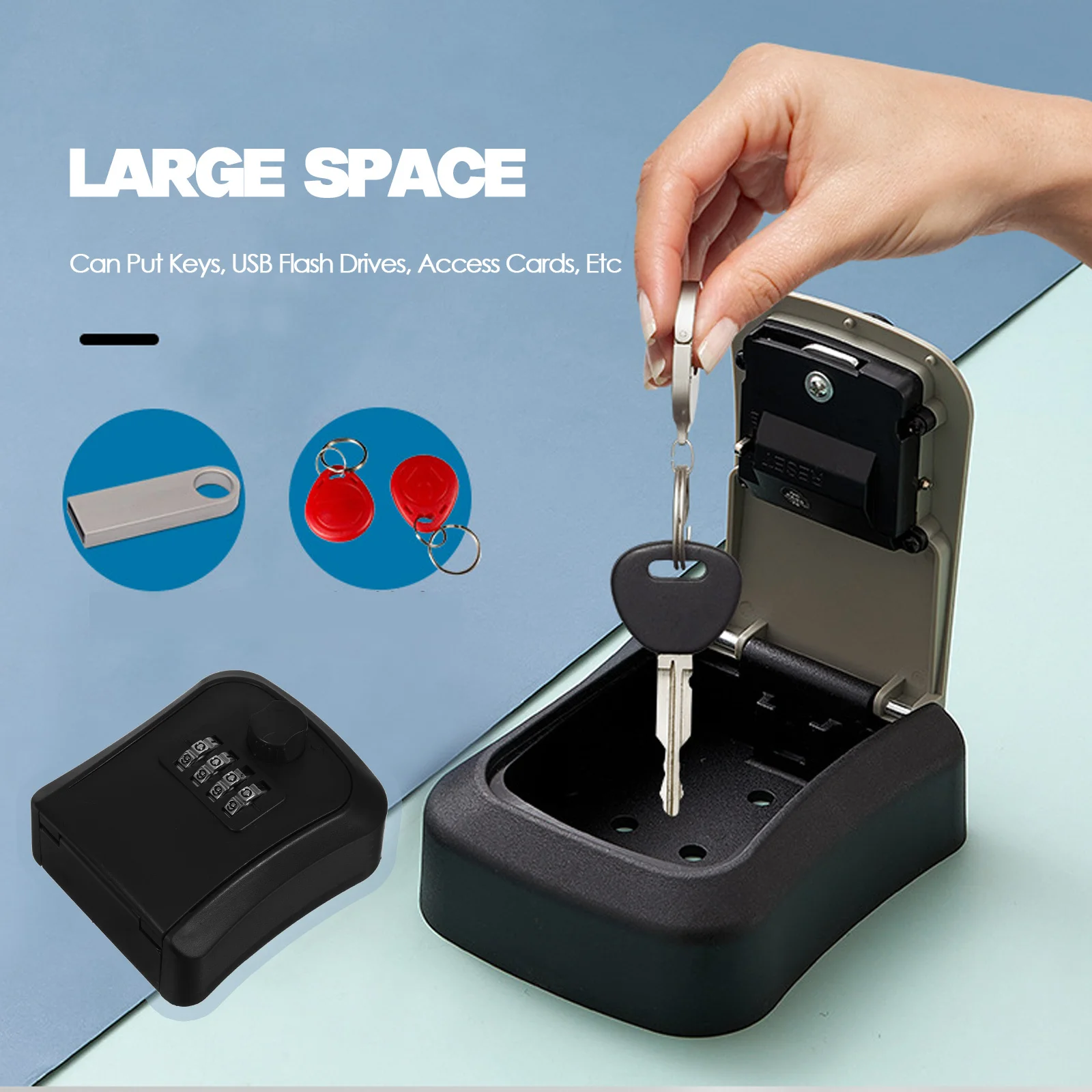 Небольшой замок с сейфом