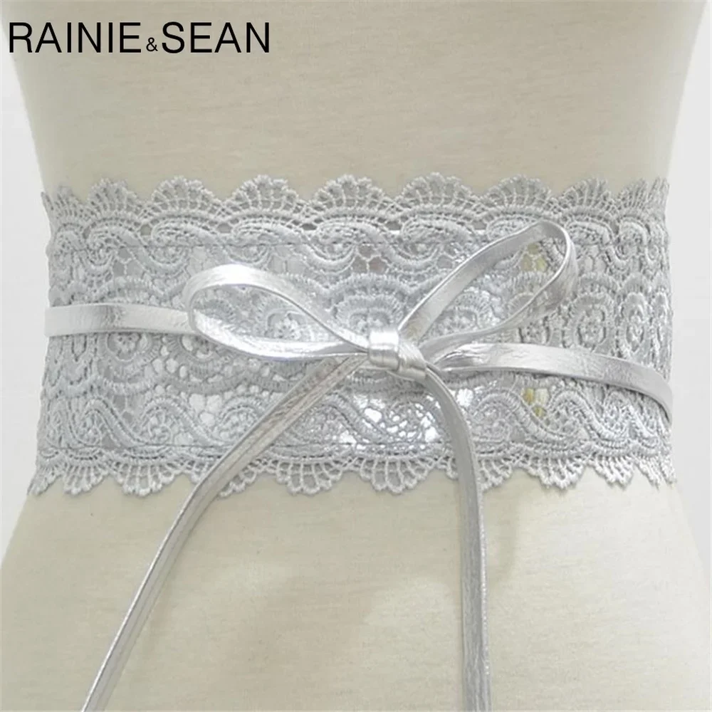 Rainie sean темно-синие широкие ремни для женщин - Фотография_4