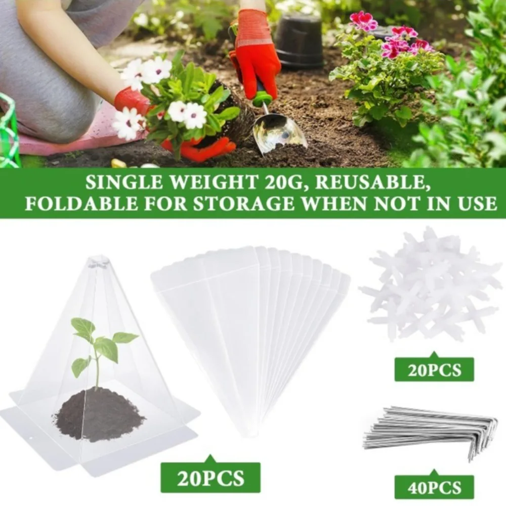 Прозрачный защитный чехол для растений - Фотография_3