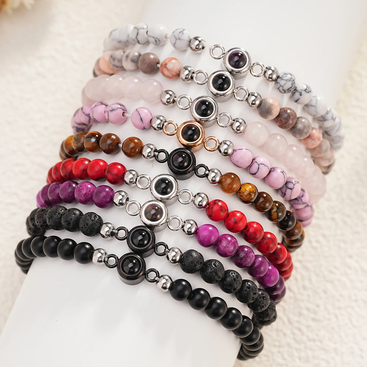 Браслеты из натурального камня «тигровый глаз» - Фотография_3