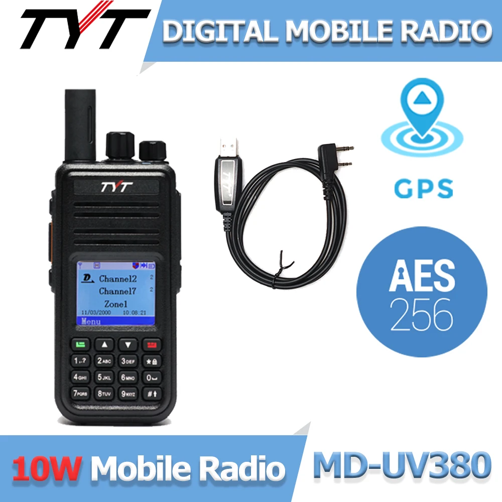 Tyt новая md-uv380 10 вт цифровая