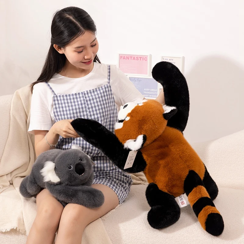 30-65 см kawaii высококачественная плюшевая подушка с лесными животными - Фотография_3