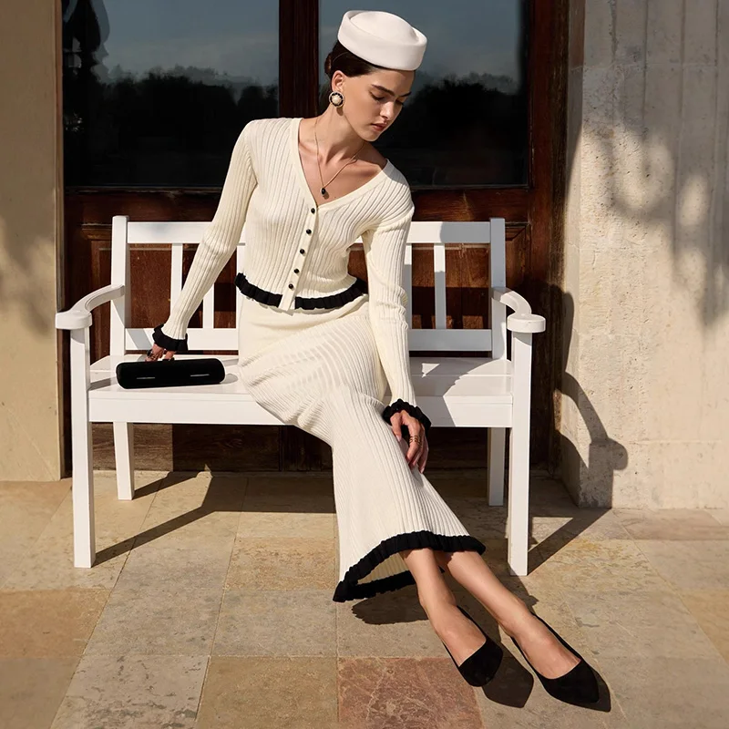 Tornova элегантный вязаный комплект - Фотография_4