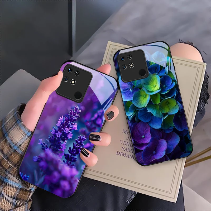 Фиолетовый узор тюльпана для xiaomi - Фотография_2