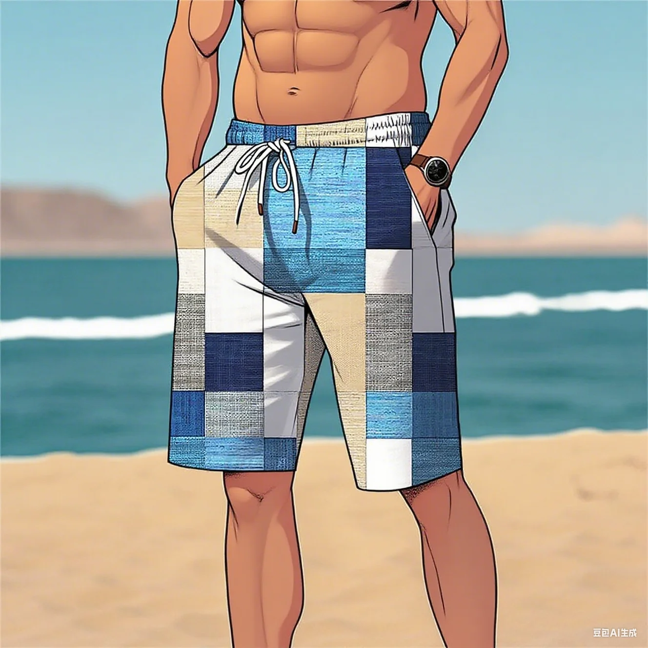 Хит продаж, мужские спортивные шорты - Фотография_2