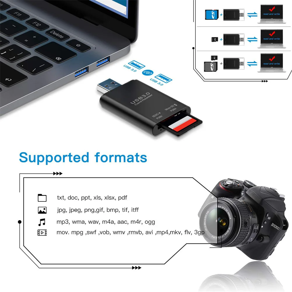 Uhs-ii usb c card reader sd 4 - Фотография_6