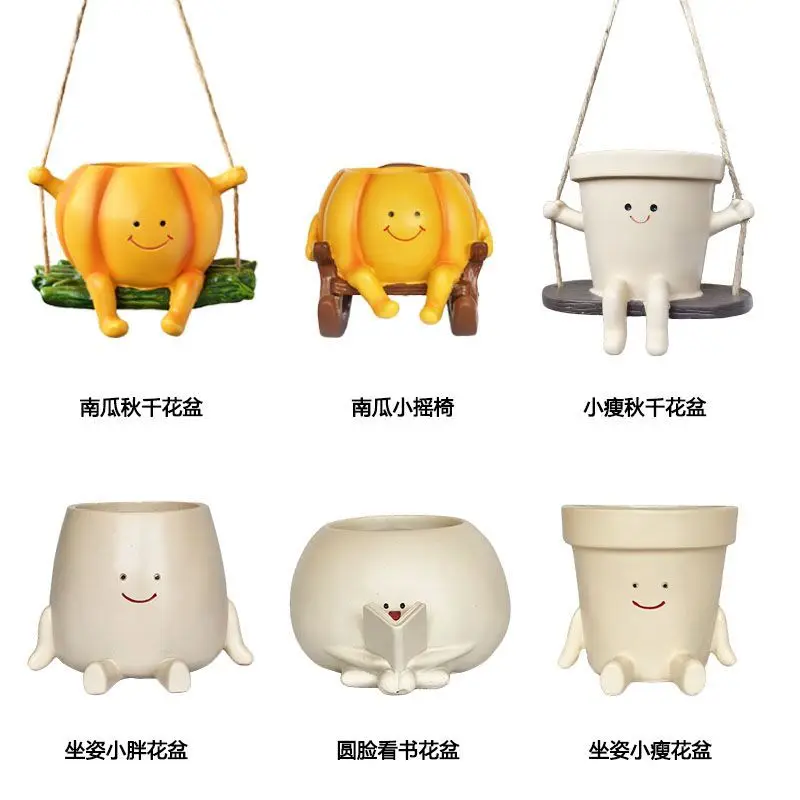 Маленький цветочный горшок-качели - Фотография_3