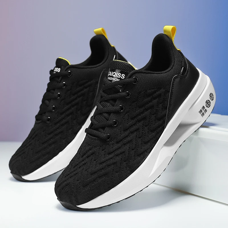 Yrzl мужские спортивные кроссовки с дышащей сеткой для бега - Фотография_6