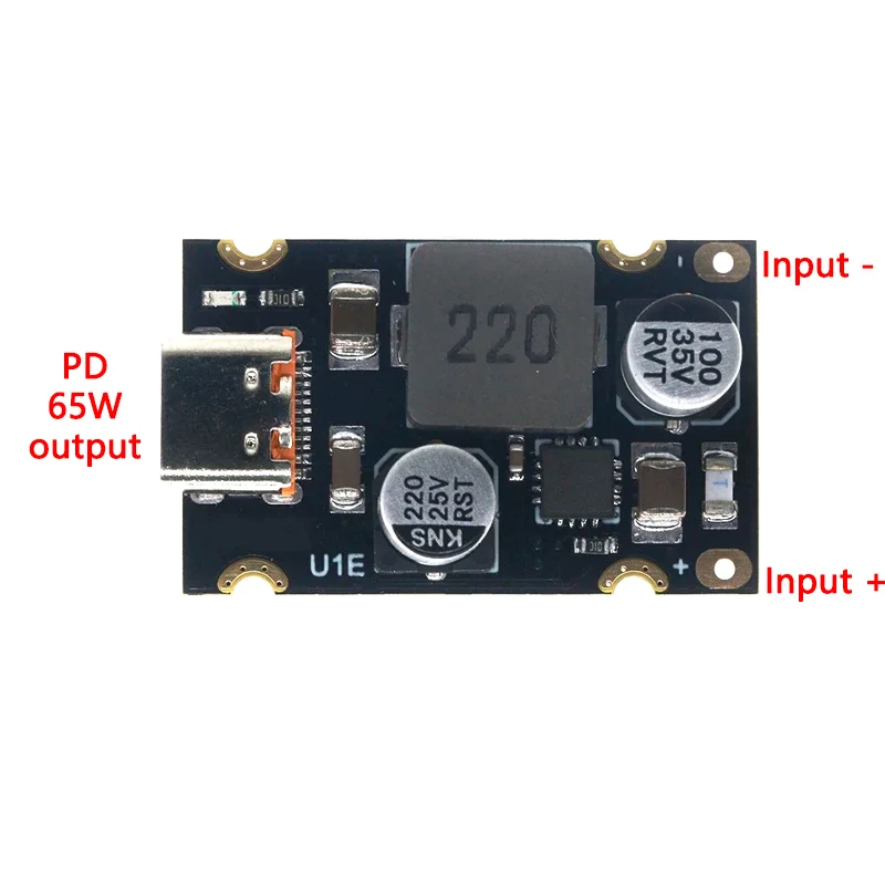 Модуль быстрой зарядки pd65w usb-интерфейс - Фотография_3