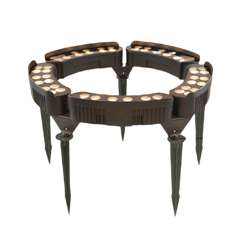 12 вт, rgb, уличные ландшафтные светильники для обнимания деревьев - Фотография_6