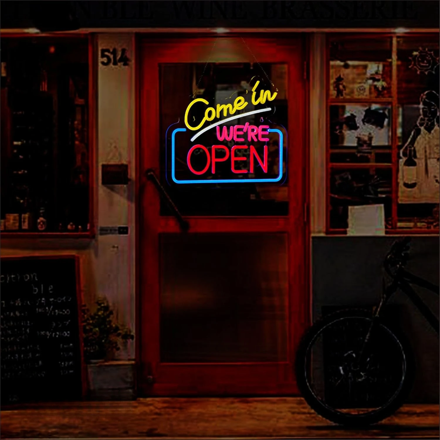 Come in we're open неоновая - Фотография_5