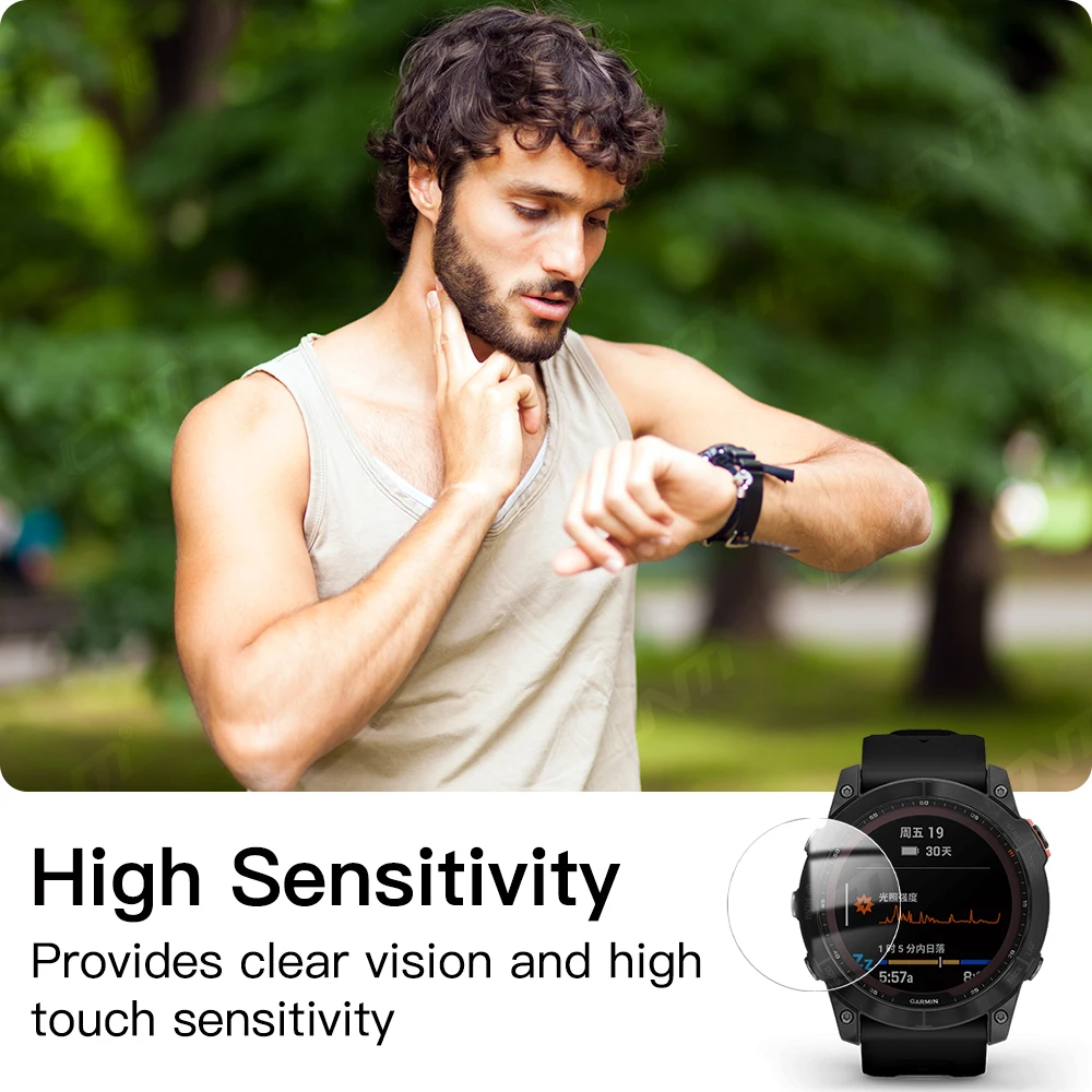 Закаленное стекло 9h для garmin fenix 8 7x 6x pro 7 6 7s 6s 5 5s - Фотография_6