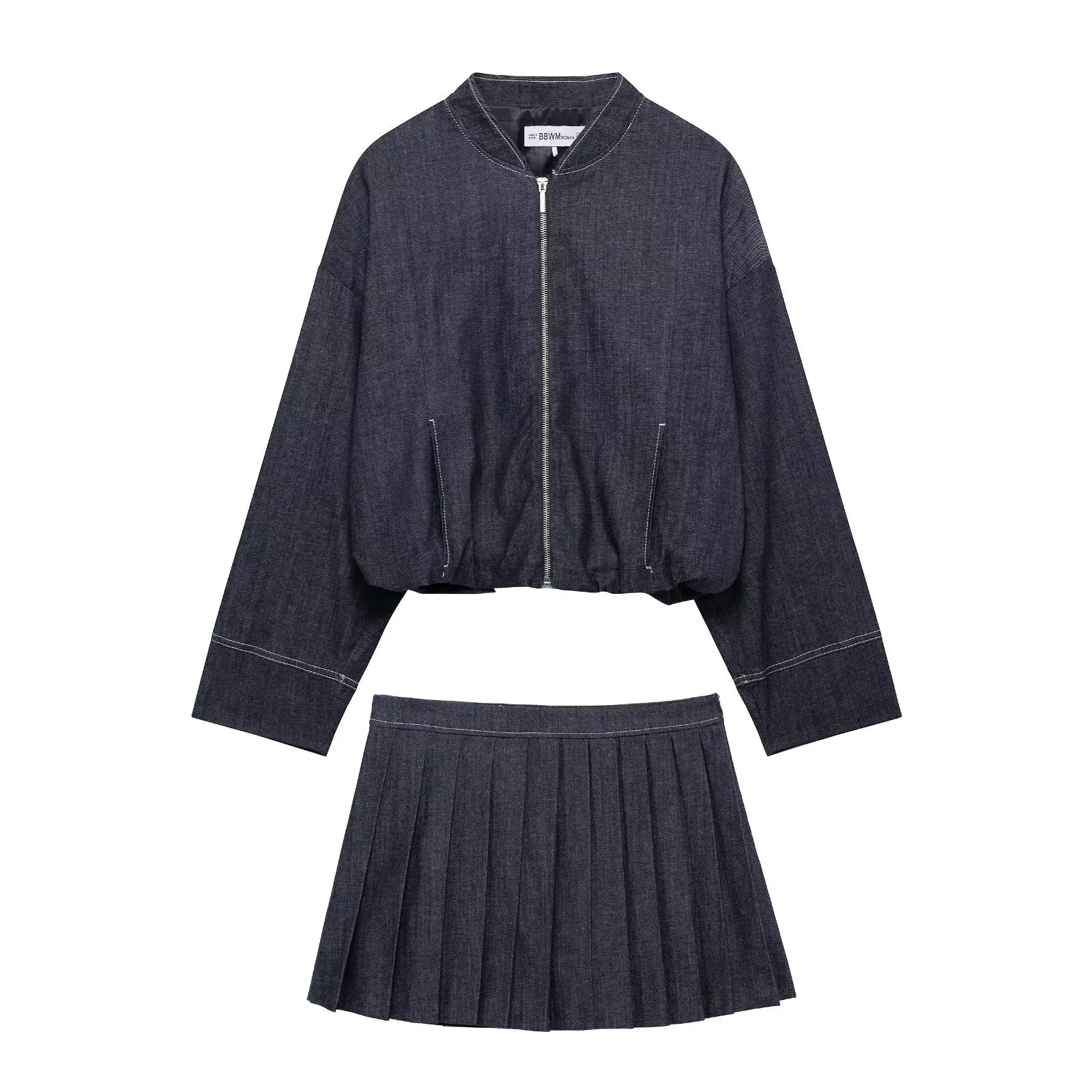 Повседневный винтажный джинсовый - Фотография_3