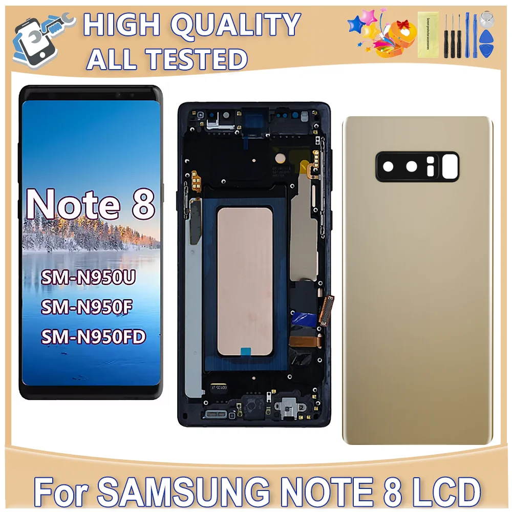 Протестированный tft для samsung galaxy note 8 n950 n950f n9500