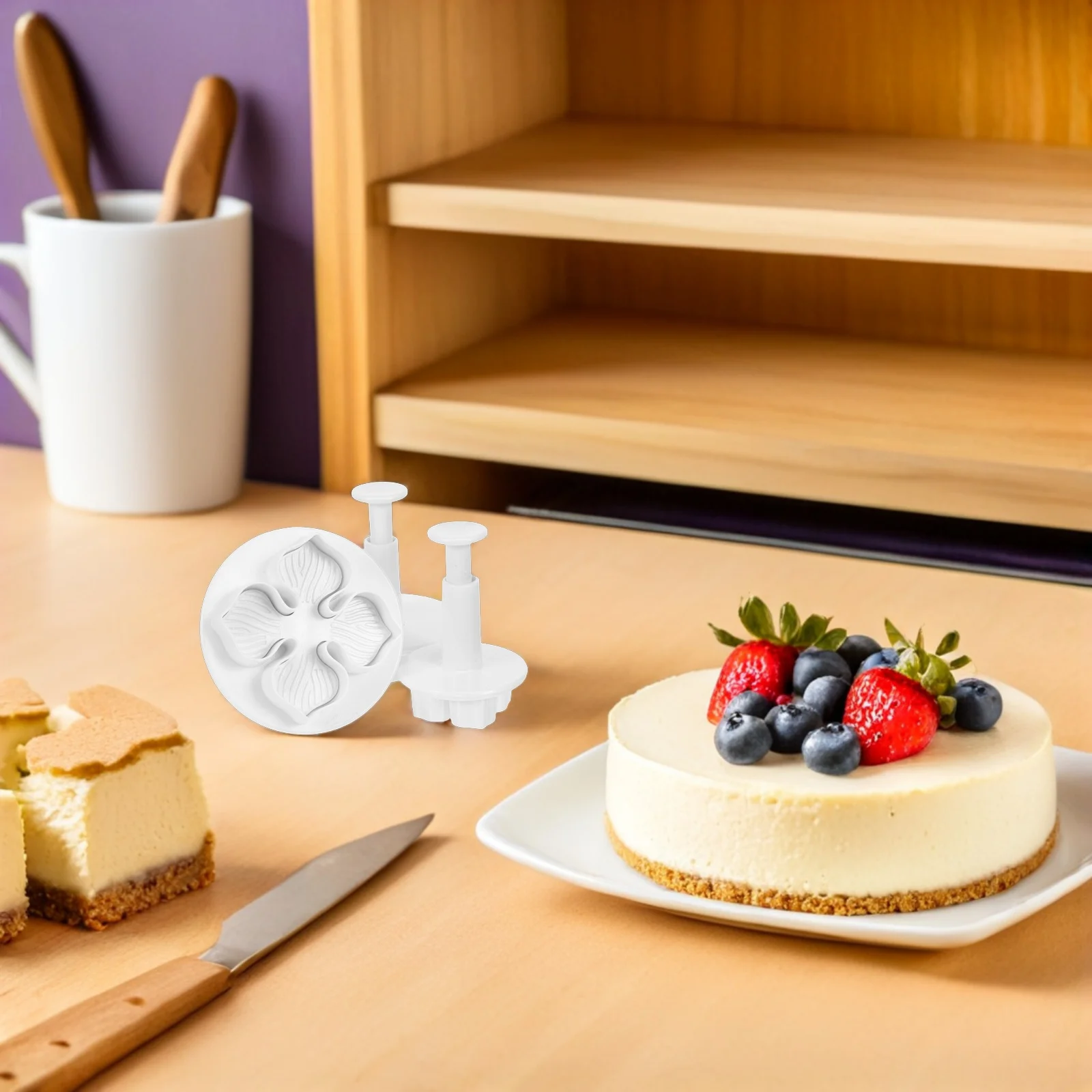 Формочки для помадки с гортензией - Фотография_3