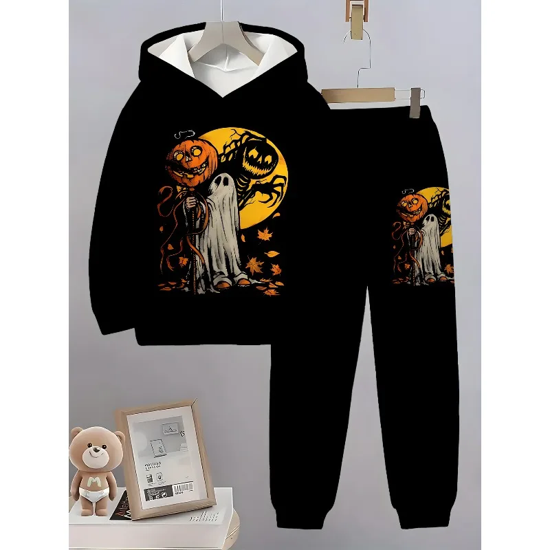 Толстовка с 3d цифровым принтом и спортивные брюки - Фотография_4