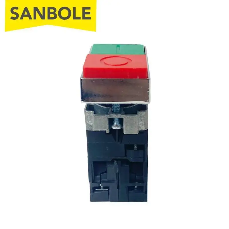 Кнопочный переключатель 22 мм красно-зеленый - Фотография_4