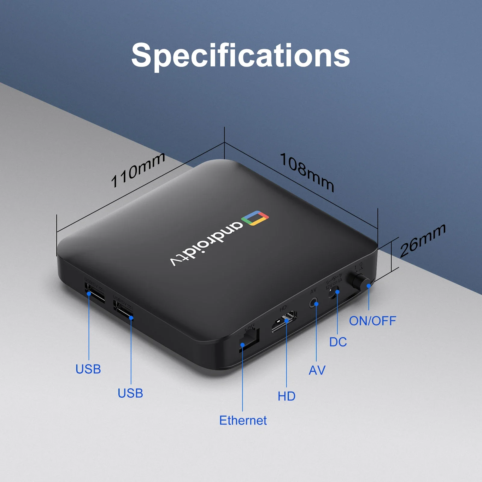 H96 max amlogic s905l3 androidtv 14.0 ai tv box запись видео 4k 2 - Фотография_6