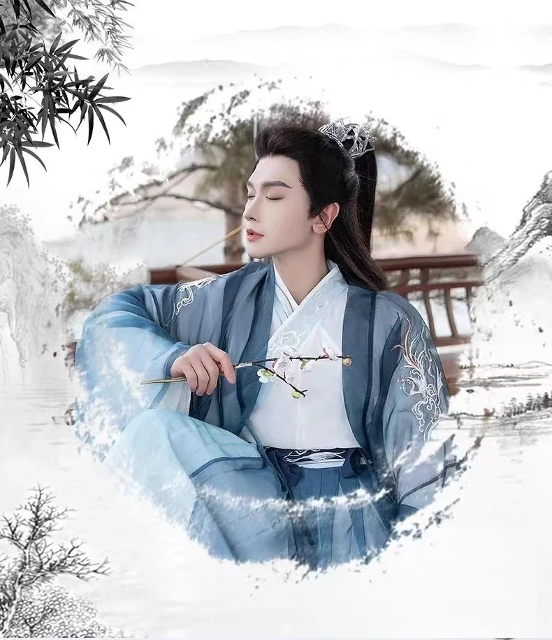Мужской традиционный китайский костюм hanfu - Фотография_6
