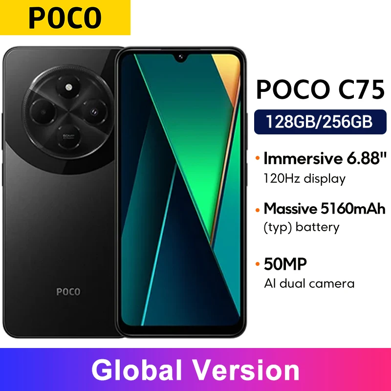 Глобальная версия poco c75 helio g81-ultra