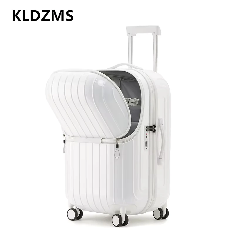Klqdzms новый 20-дюймовый чемодан с передним отверстием для посадки - Фотография_5