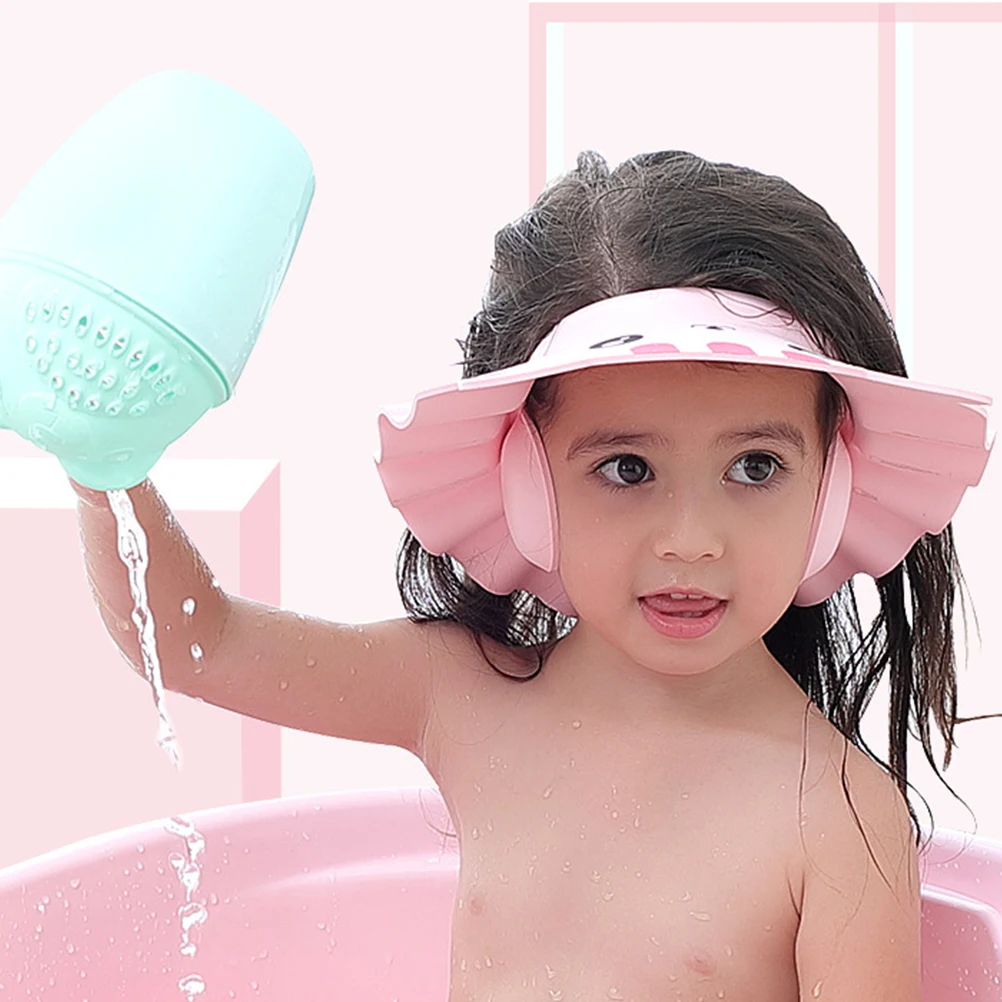 Водонепроницаемая детская шапочка для ванны