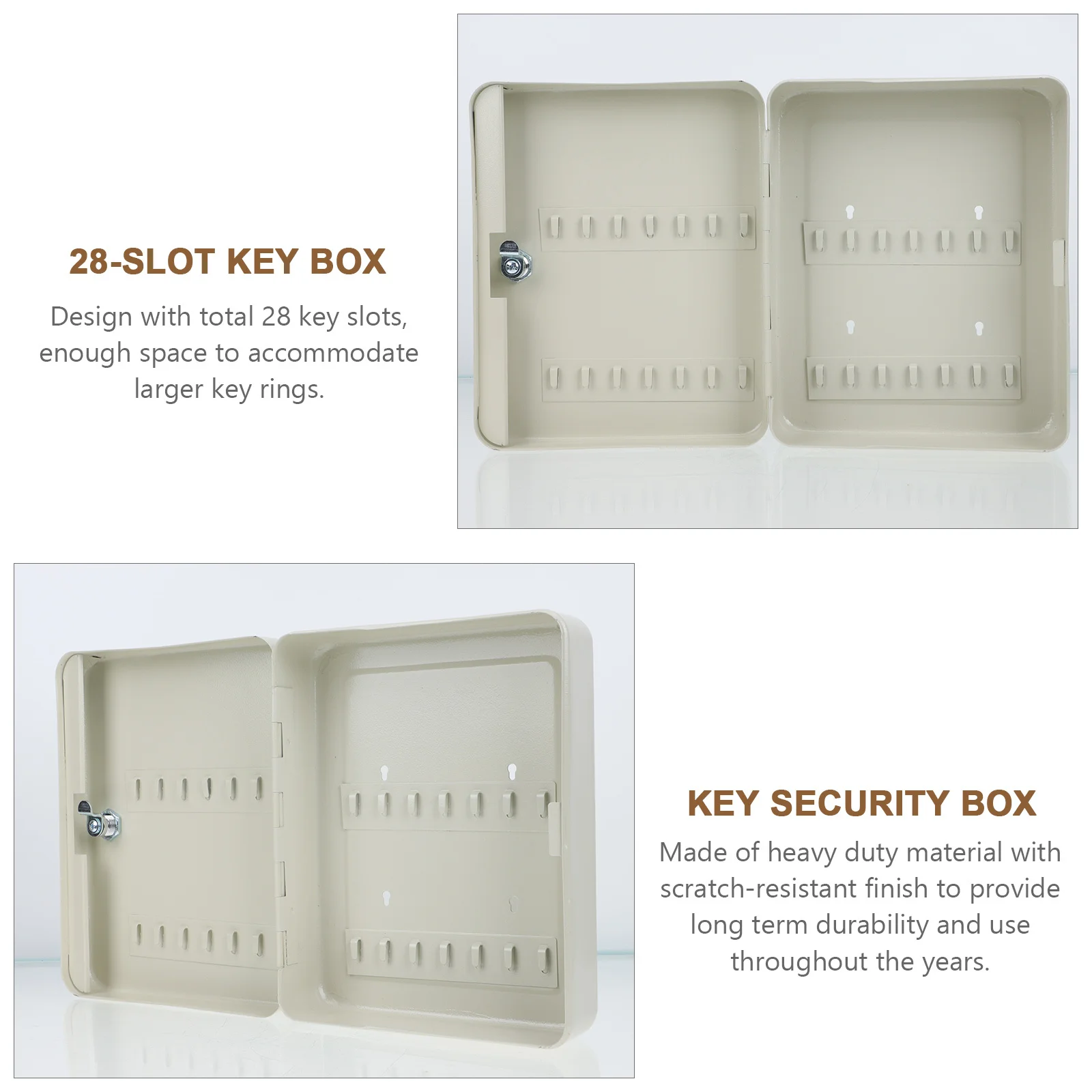 Железный шкаф для хранения на 28 слотов для настоящего шкафа для ключей - Фотография_5