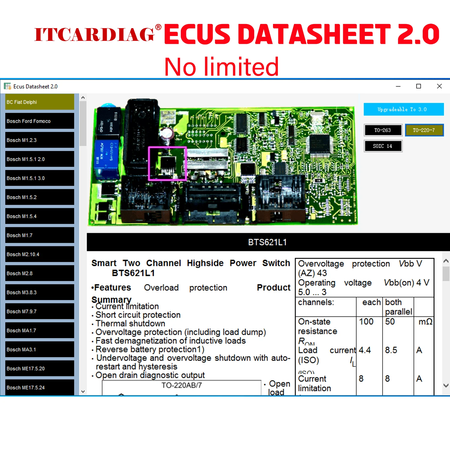 Программное обеспечение для ремонта ecus 2