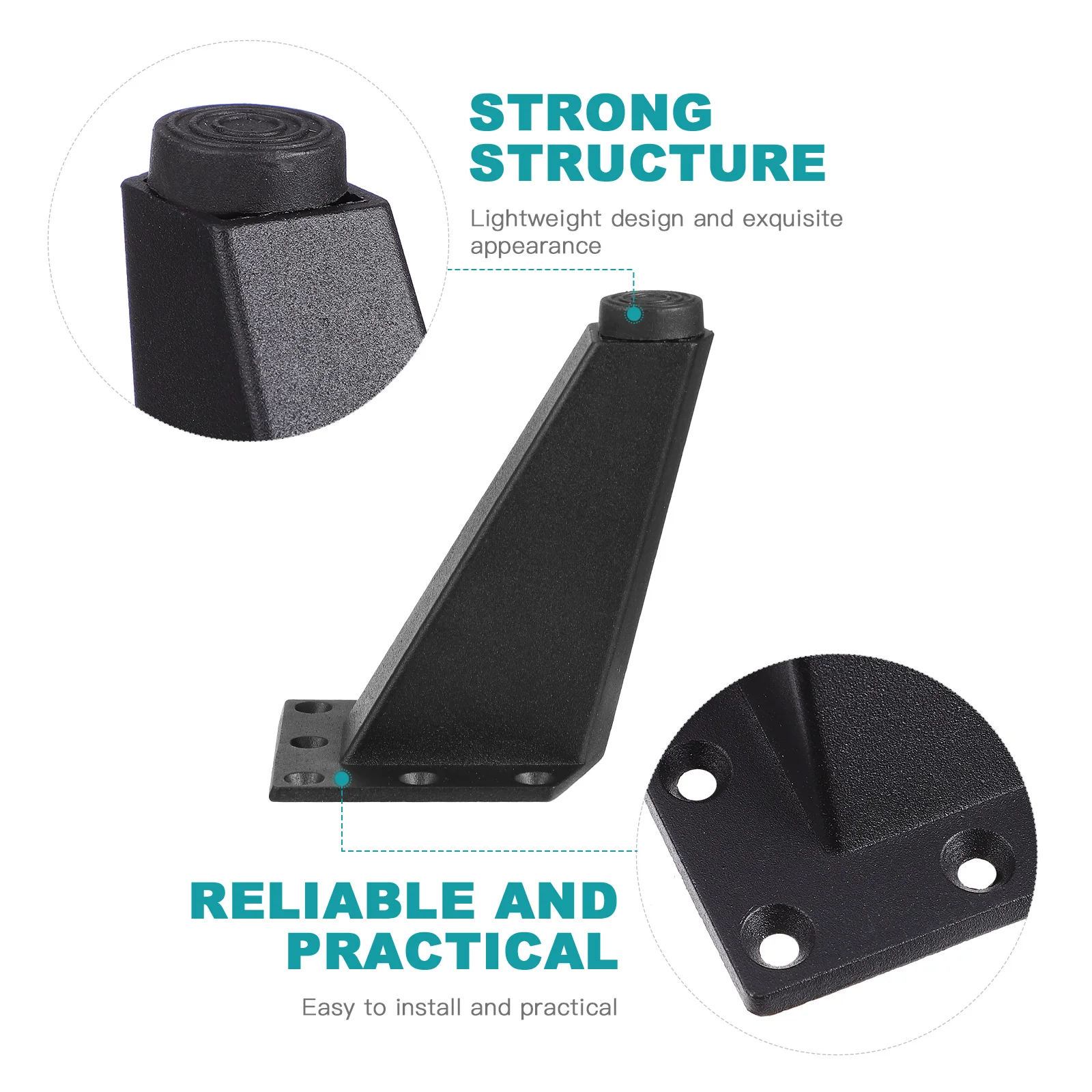 10 см песочно-черные ножки для шкафа из алюминиевого сплава