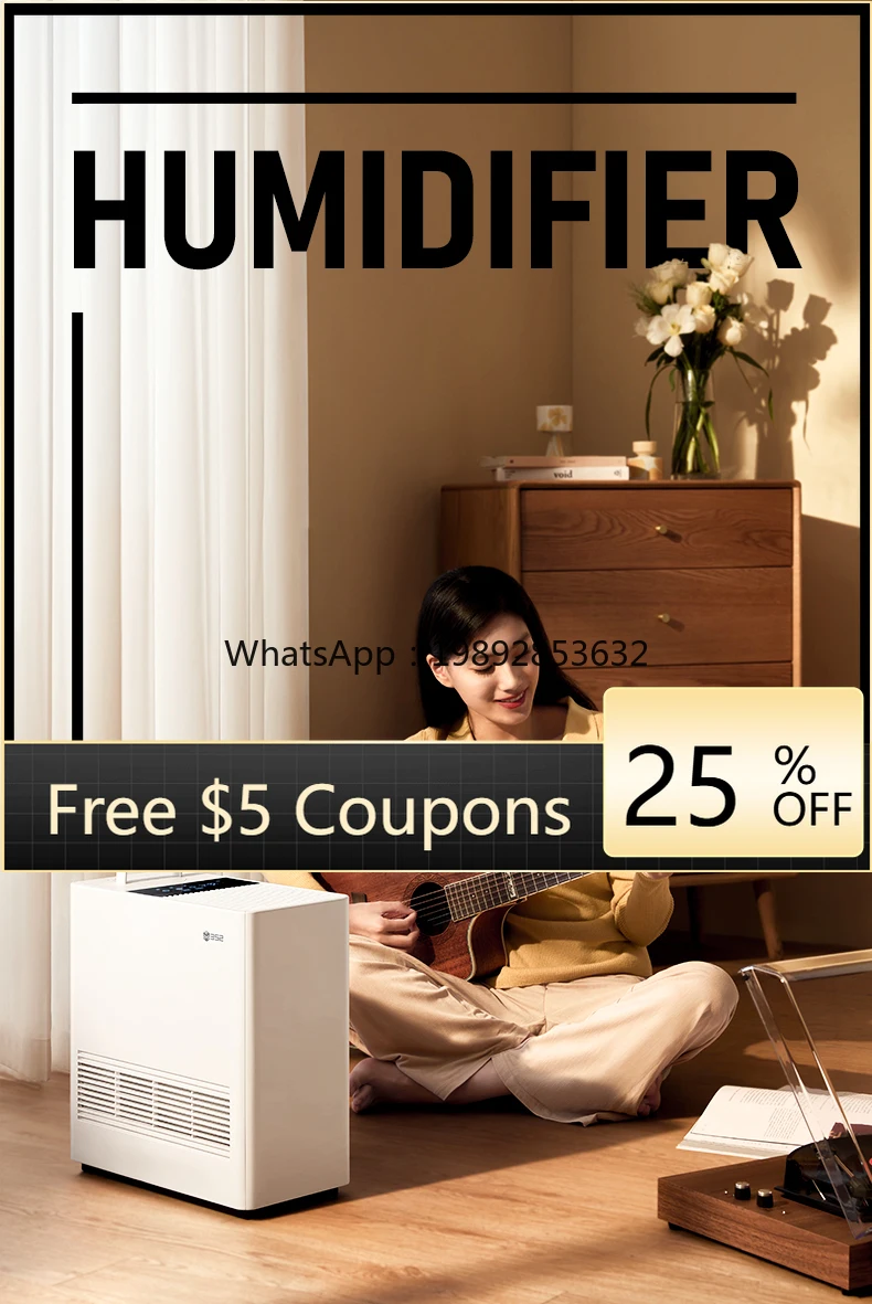 Zz нетуманный увлажнитель воздуха для небольшой спальни