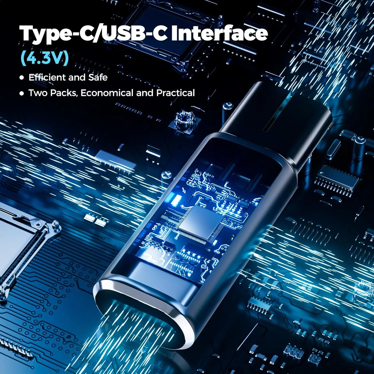 Yuku 4,3 в type-c адаптер для бритвы - Фотография_6